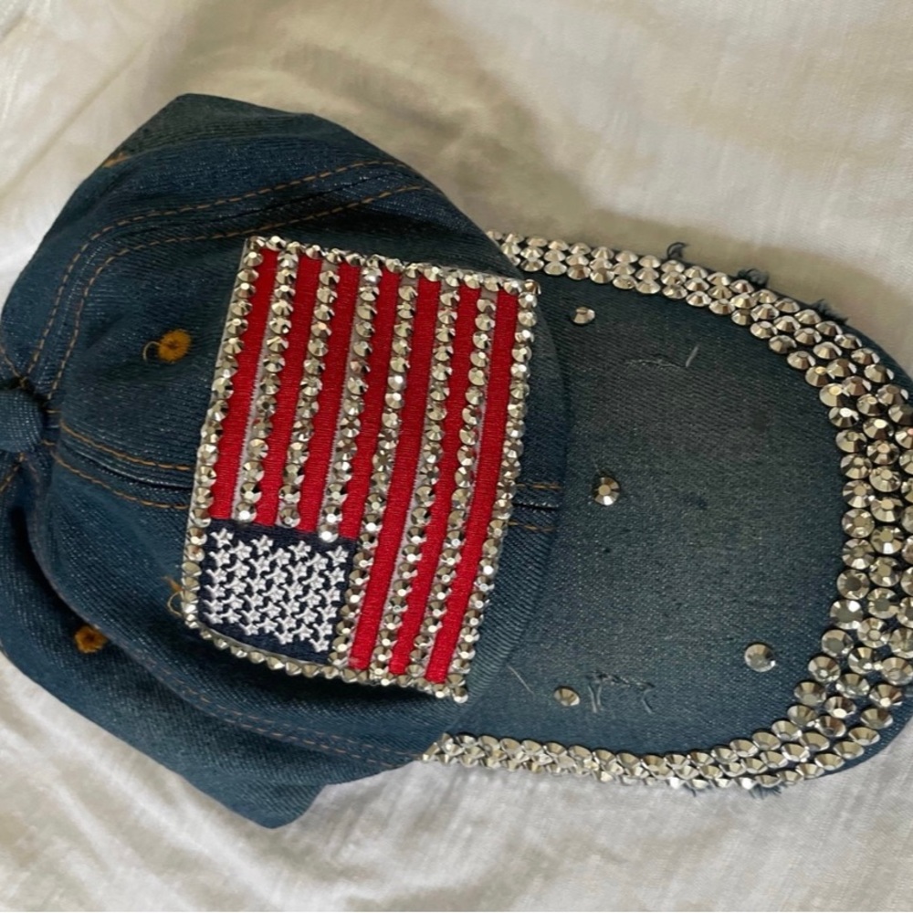 American flag hat